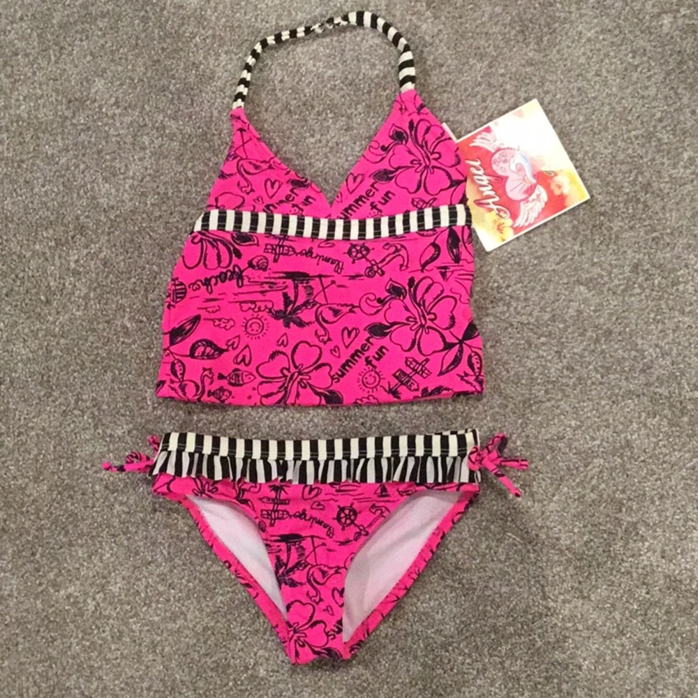 Angel Beach Girl’s Tankini Size 4